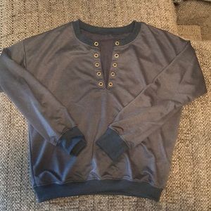 Long sleeve tee shirt with elevator waist & wrist